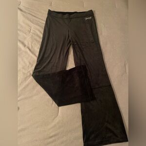 Juicy Couture Black Velour Sweatpants